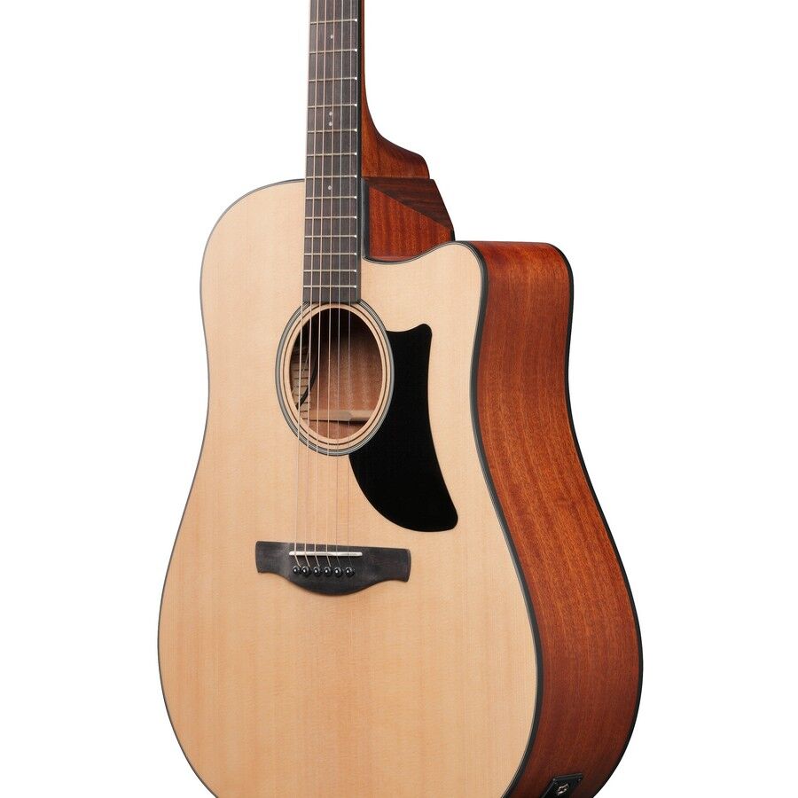 Ibanez AAD50CE-LG Acoustic Electric Guitar - Natural Low Gloss - Image 8