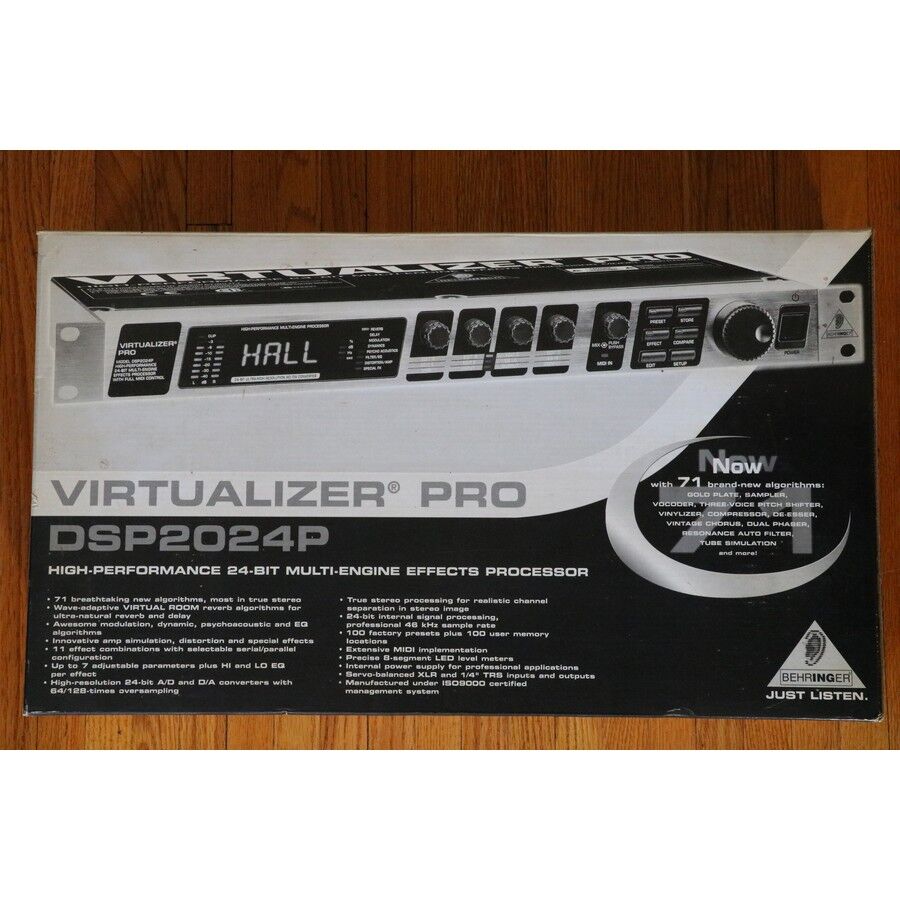 Behringer Virtualizer Pro DSP2024P Effects Processor 2007 – SOLD