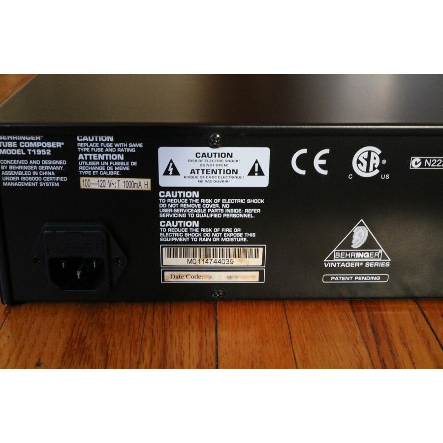 Behringer Tube Composer T1952 Processor - SOLD - Image 7