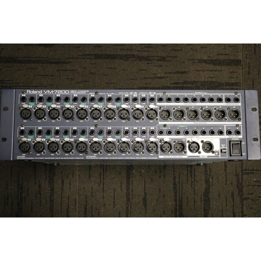 Roland VM-C7100 V-Mixing Console with VM-7200 48-input / 24-bit Processor and I/O Unit - Image 11