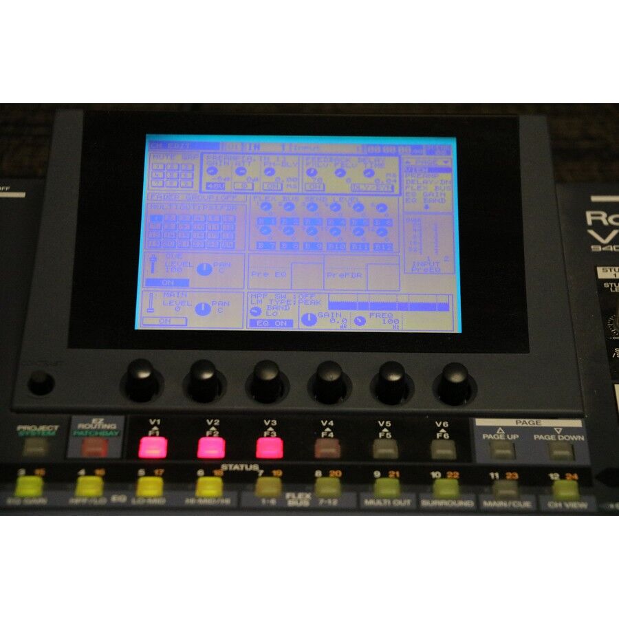 Roland VM-C7100 V-Mixing Console with VM-7200 48-input / 24-bit Processor and I/O Unit - Image 5