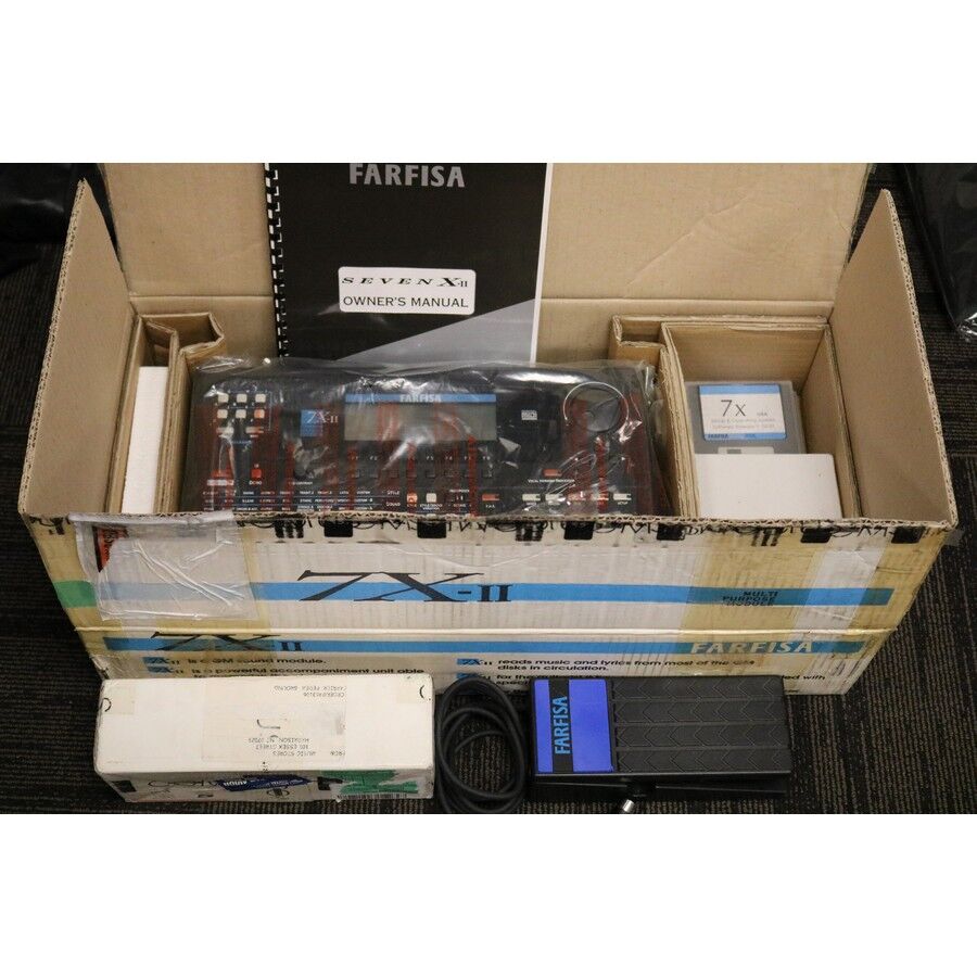 Farfisa 7X-II Multi Purpose Sound Module with Pedals - Complete Package! 1990's - Image 22