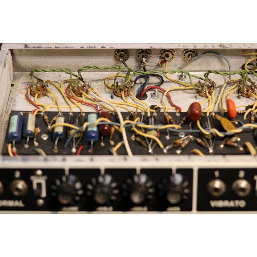 Fender Twin Reverb Amplifier - 1967 Black Panel - Image 24