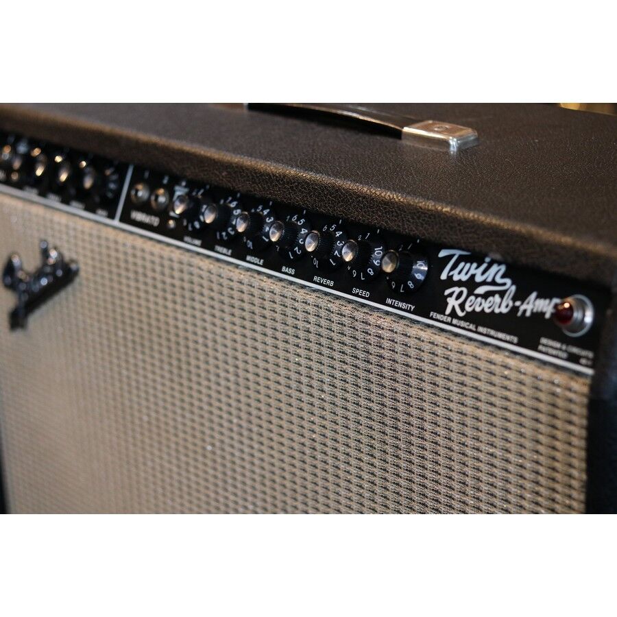 Fender Twin Reverb Amplifier - 1967 Black Panel - Image 11
