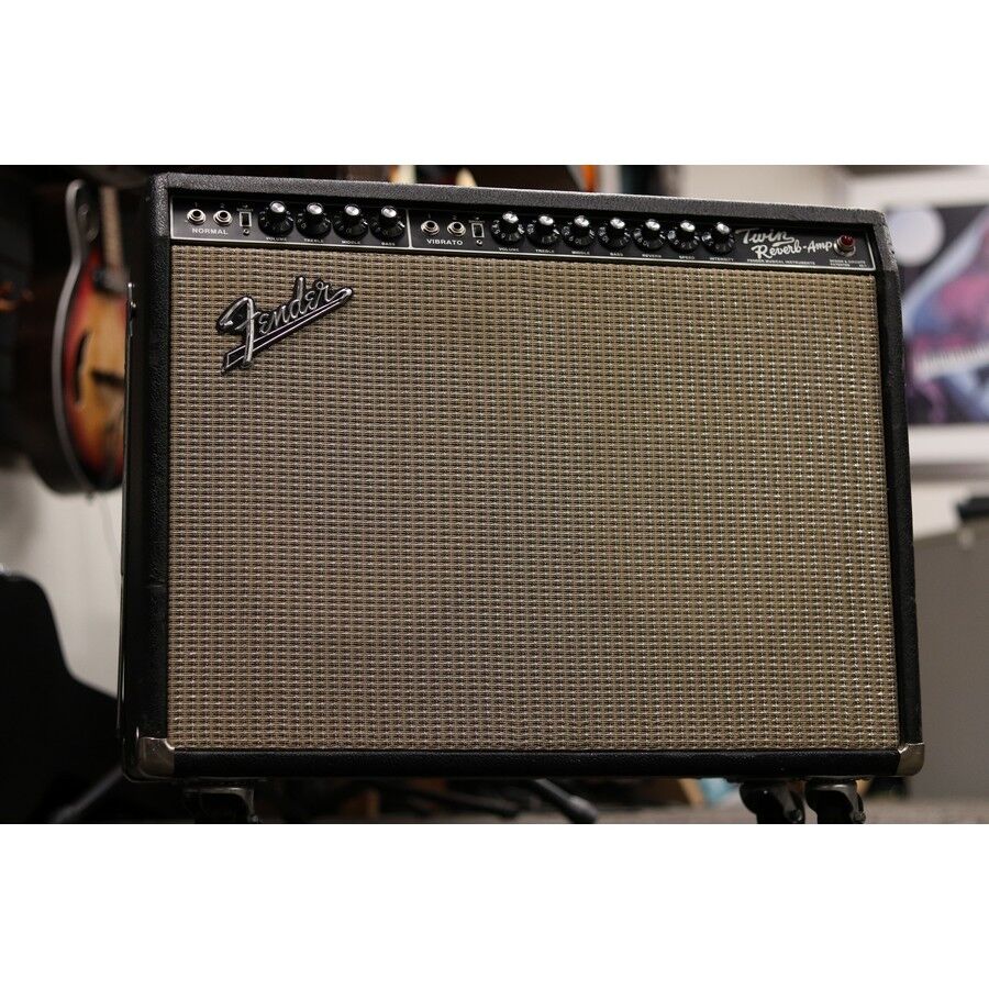 Fender Twin Reverb Amplifier - 1967 Black Panel - Image 2
