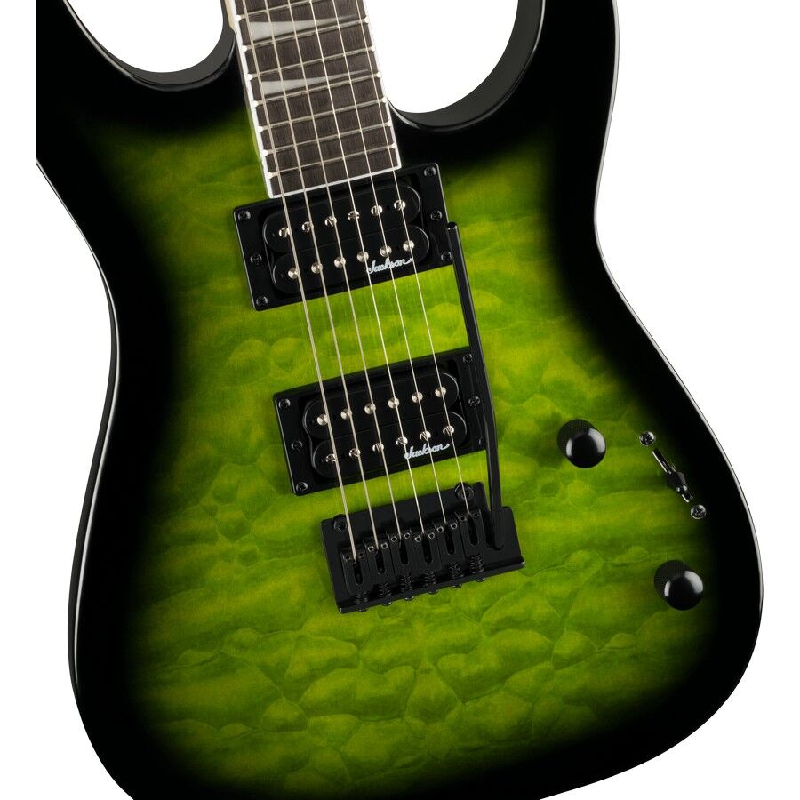 Jackson JS Series Dinky JS20 DKQ 2PT Transparent Green Burst - Image 4