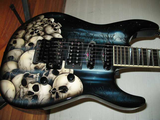 Jackson Soloist USA with Dan Lawrence Paint 2005 - SOLD - Image 11