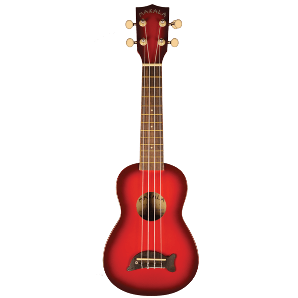Kala Makala Dolphin Ukulele - RedBurst