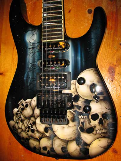 Jackson Soloist USA with Dan Lawrence Paint 2005 - SOLD - Image 5