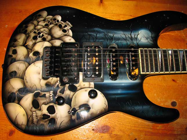 Jackson Soloist USA with Dan Lawrence Paint 2005 - SOLD - Image 4