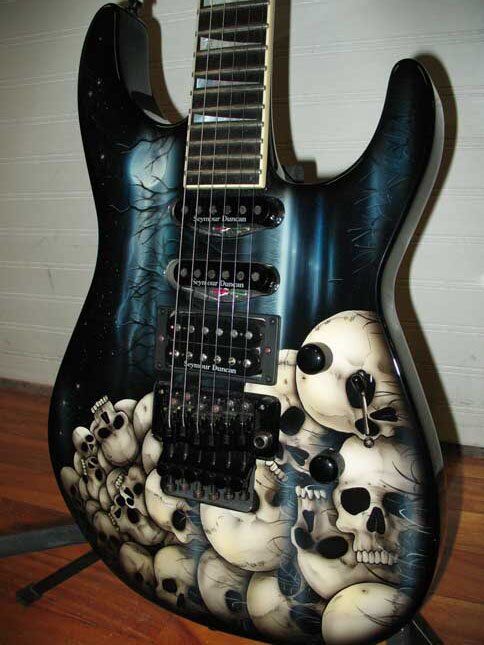 Jackson Soloist USA with Dan Lawrence Paint 2005 - SOLD