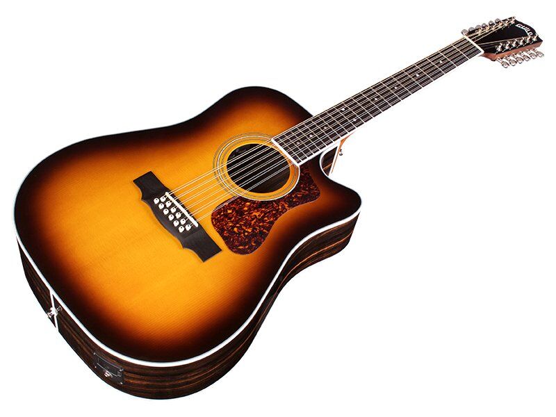 Guild F-2612CE Deluxe Antique Sunburst 12 String Acoustic/Electric Guitar