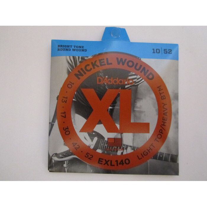 D'Addario EXL140 Nickel Wound Electric Guitar Strings -.010-.052 Light Top/Hvy Btm