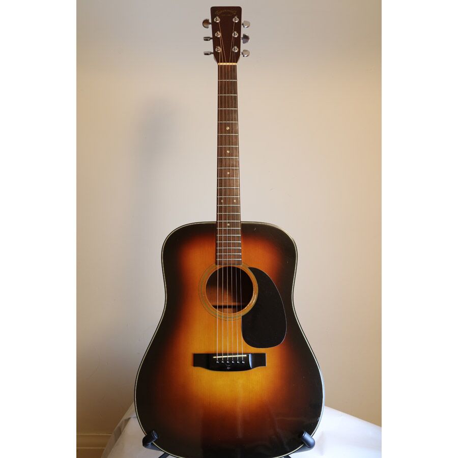 Takamine F-340D Acoustic Guitar Sunburst 1982 - SOLD