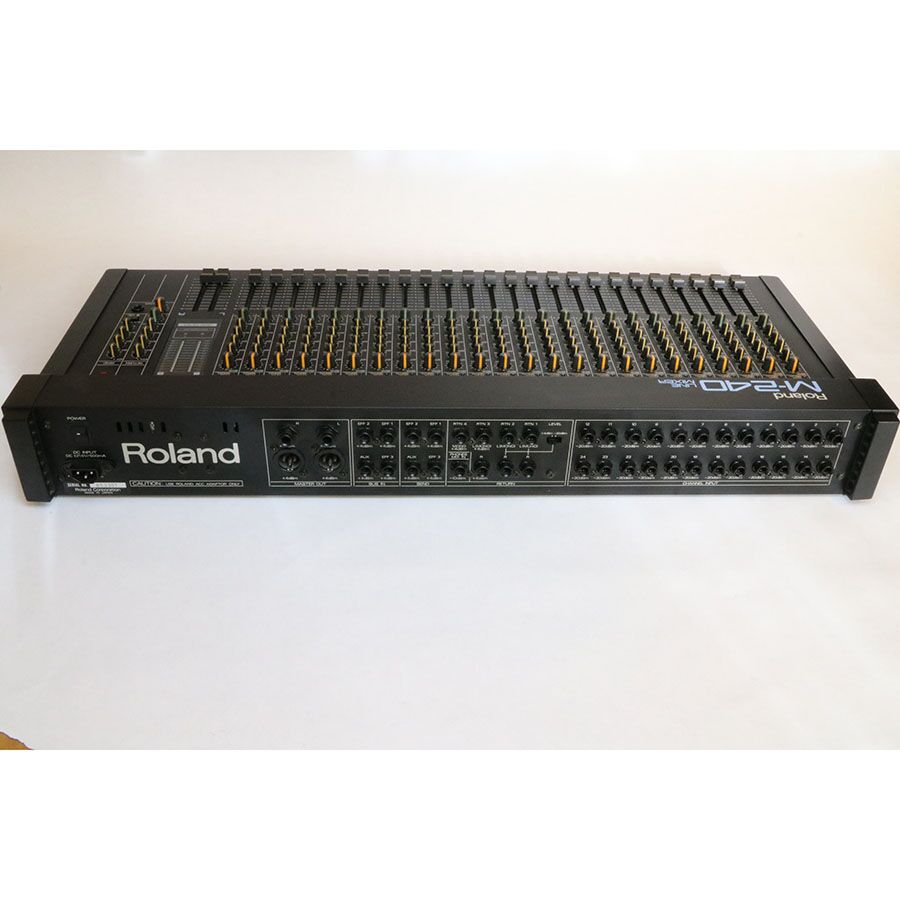 希少　ROLAND M-240 LINE MIXER ローランド　ミキサー Roland M-240 Line Mixer circa 1990's – SOLD – Erie Music