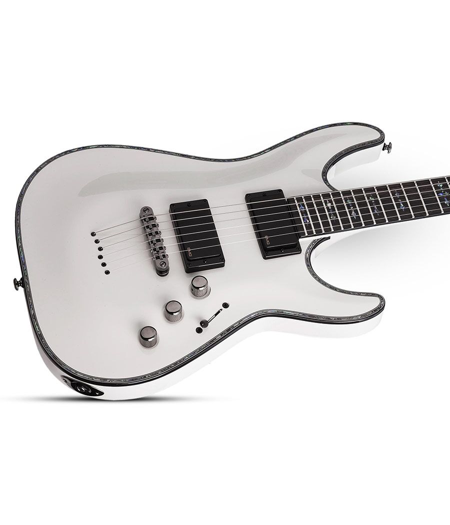 Schecter Hellraiser C-1 Electric Guitar – Gloss White – Erie Music
