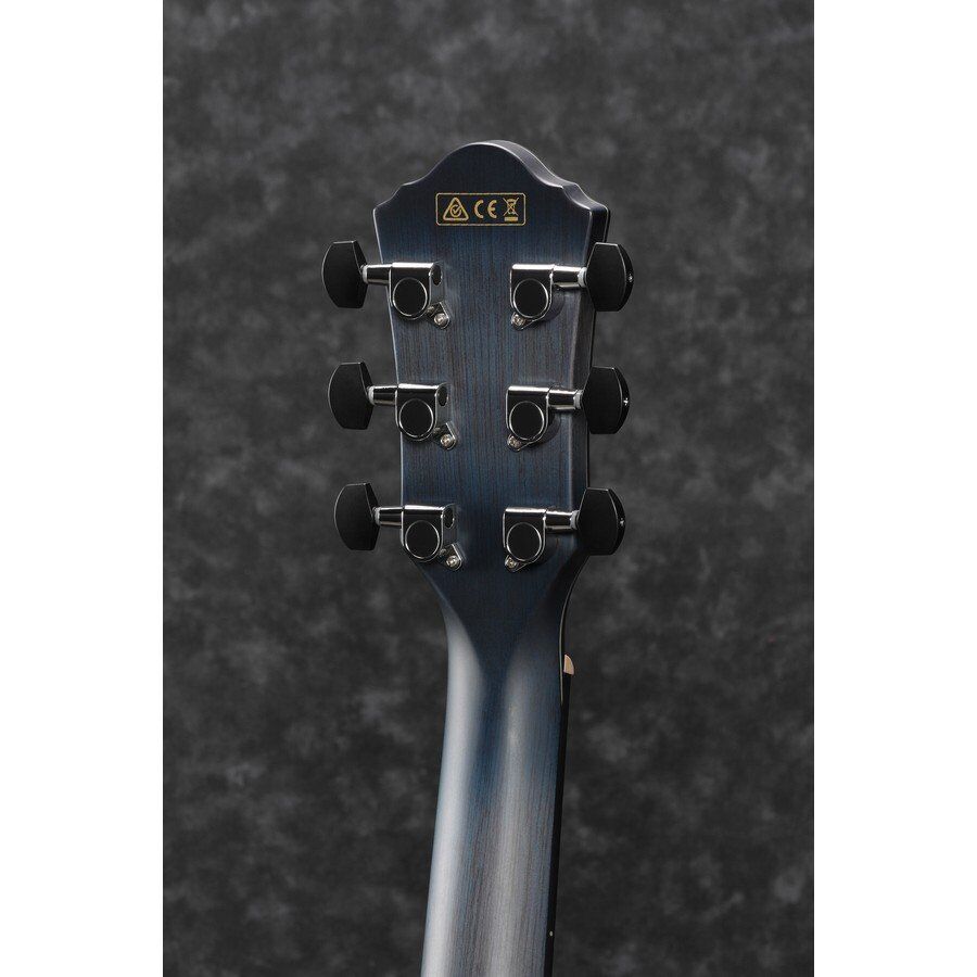 Ibanez AEWC400-IBB Acoustic Electric Guitar - Indigo Blue Burst High Gloss - Image 6