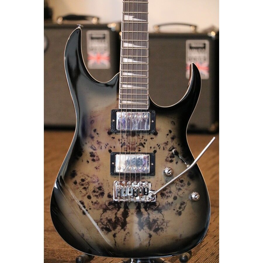 Ibanez GRG220PA1-BKB Electric Guitar - Brown Black Burst - Image 7