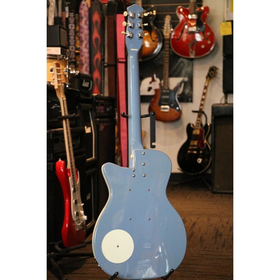 Danelectro '56 U-2 Reissue Blue Suede late 1990's – SOLD – Erie Music