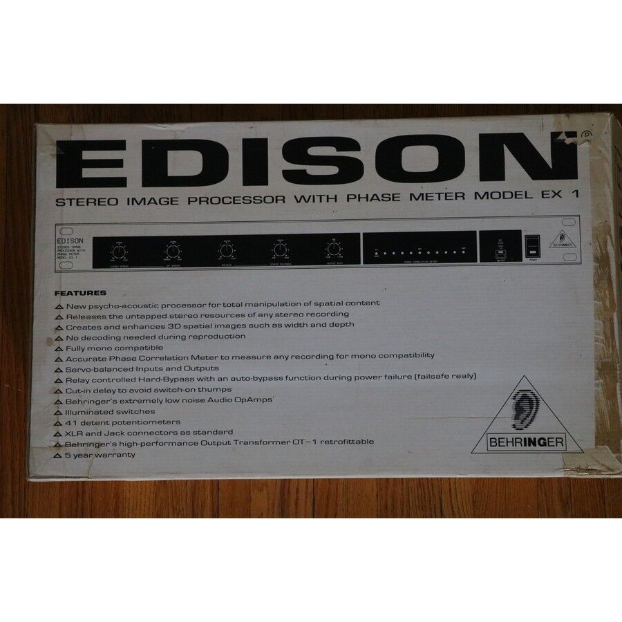 Behringer Edison EX-1 Stereo Image Processor _ SOLD – Erie Music