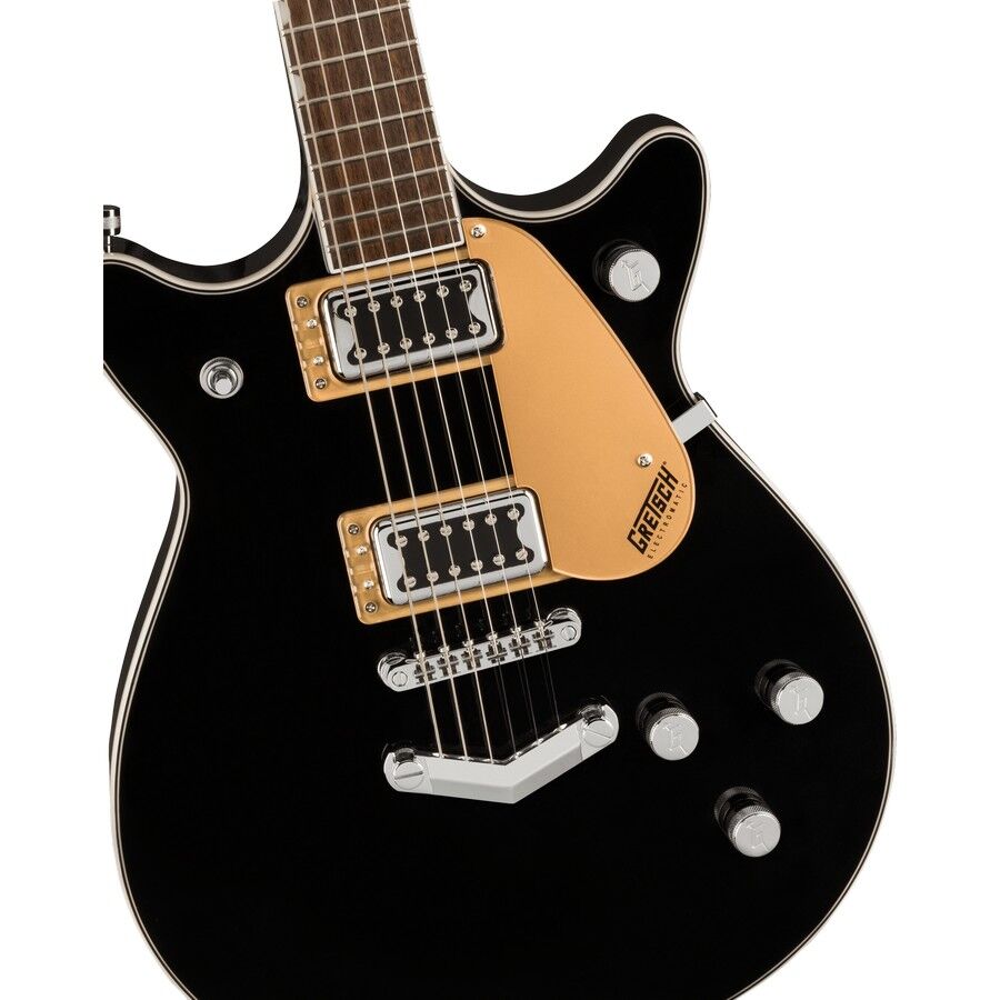 Gretsch G5222 Electromatic Double Jet BT with V-Stoptail, Black - Image 5