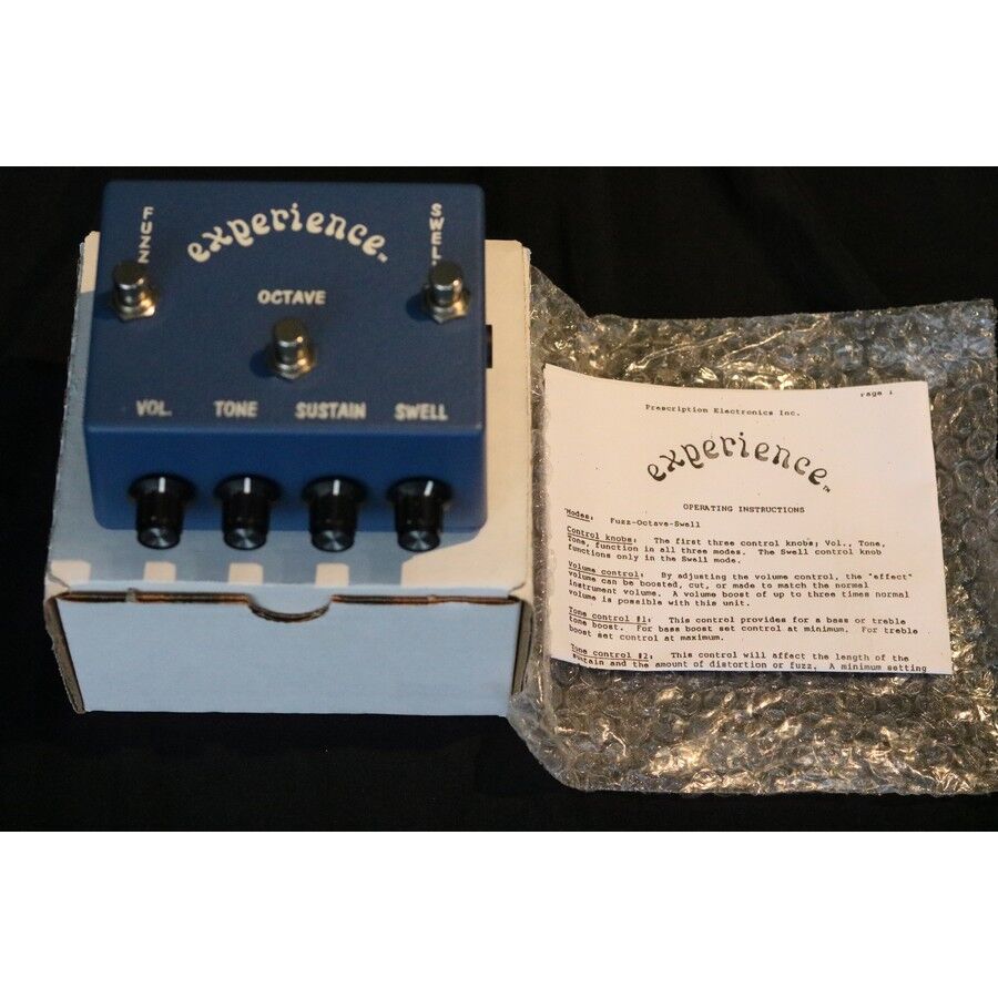 Prescription Electronics Experience Octave Swell Fuzz Pedal Guitar