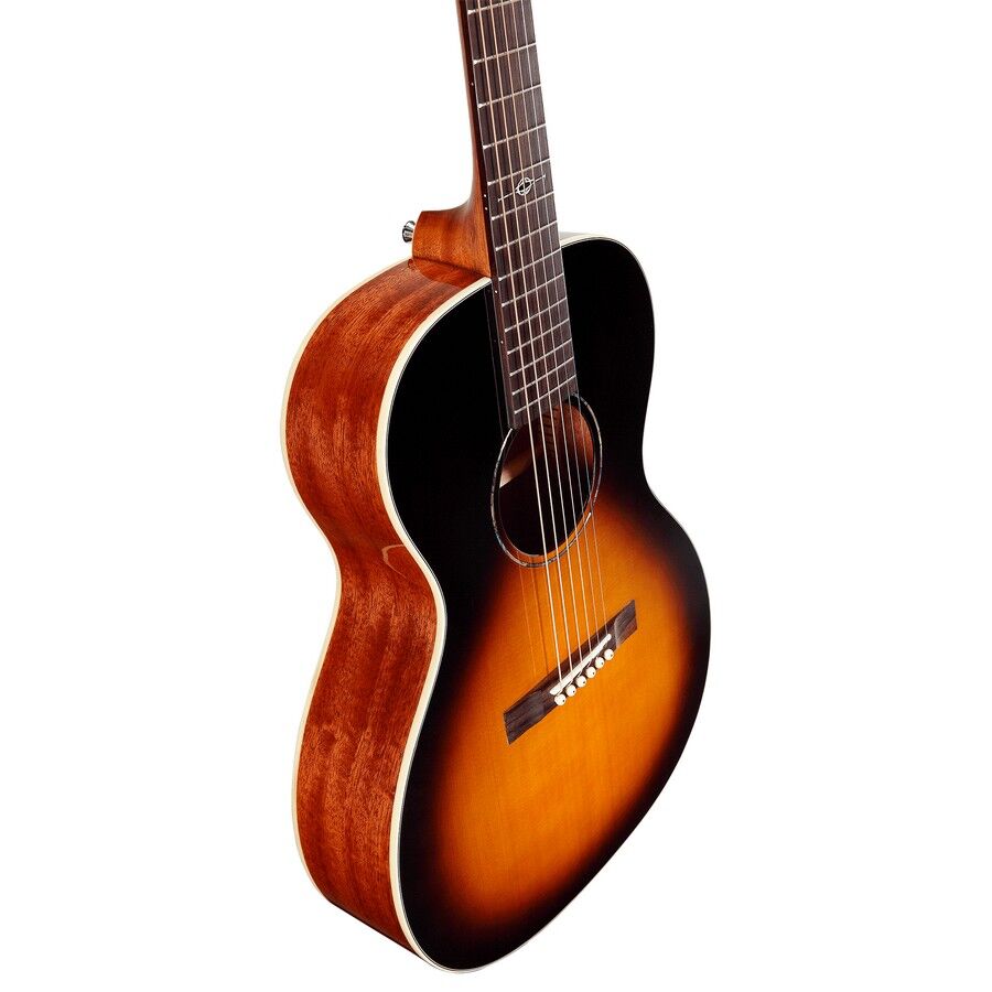 Alvarez Delta 00E Sunburst Parlor Acoustic Electric Guitar - Image 2