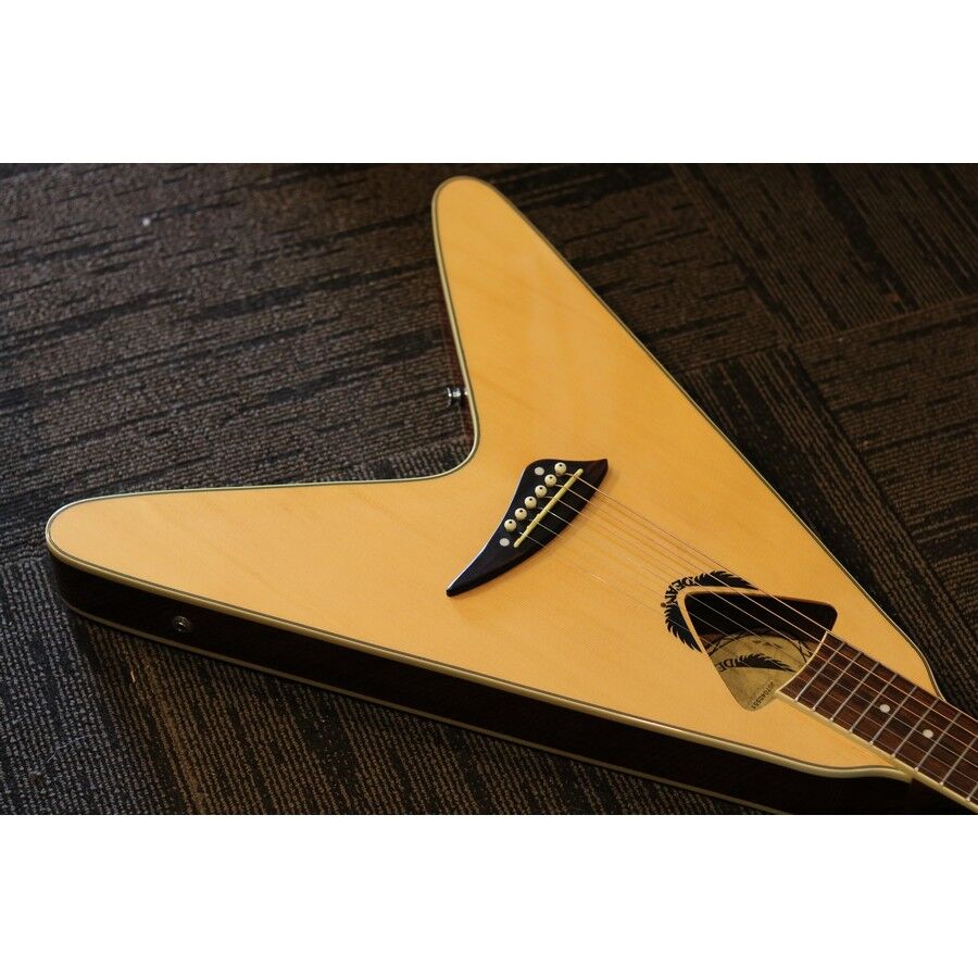 Dean NCO-NT Vcoustic Flying V Acoustic/Electric Guitar Natural Gloss 2007 - SOLD - Image 4