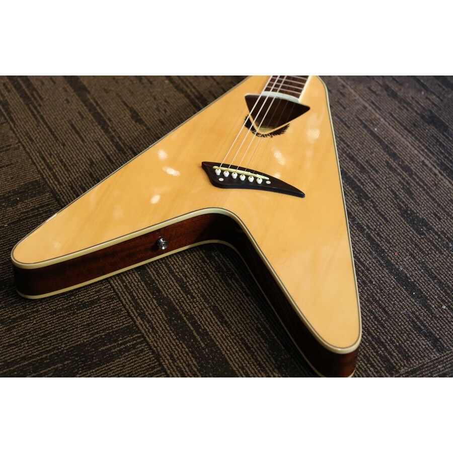Dean NCO-NT Vcoustic Flying V Acoustic/Electric Guitar Natural Gloss 2007 - SOLD - Image 5