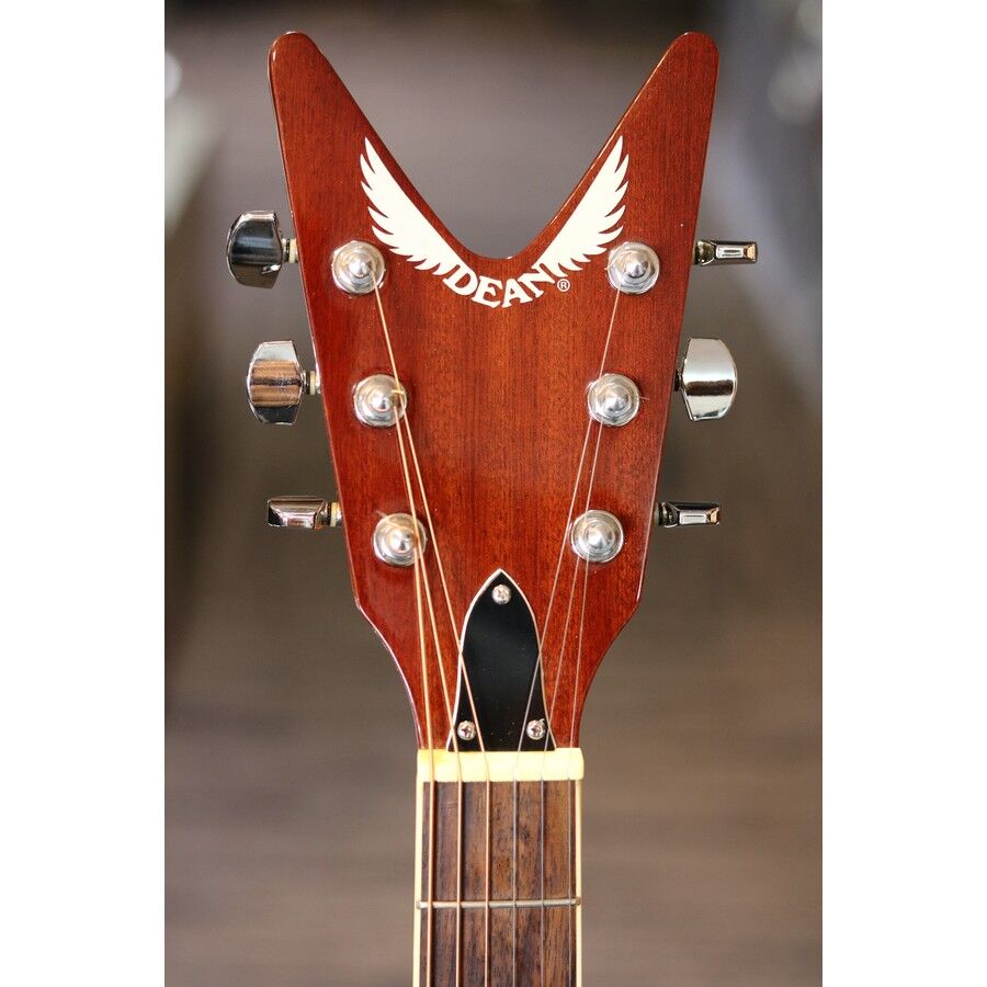 Dean NCO-NT Vcoustic Flying V Acoustic/Electric Guitar Natural Gloss 2007 - SOLD - Image 8