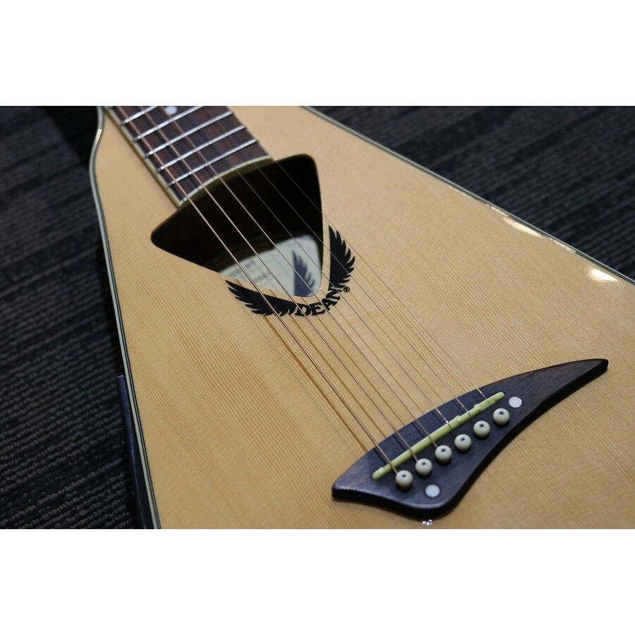 Dean NCO-NT Vcoustic Flying V Acoustic/Electric Guitar Natural Gloss 2007 - SOLD - Image 14