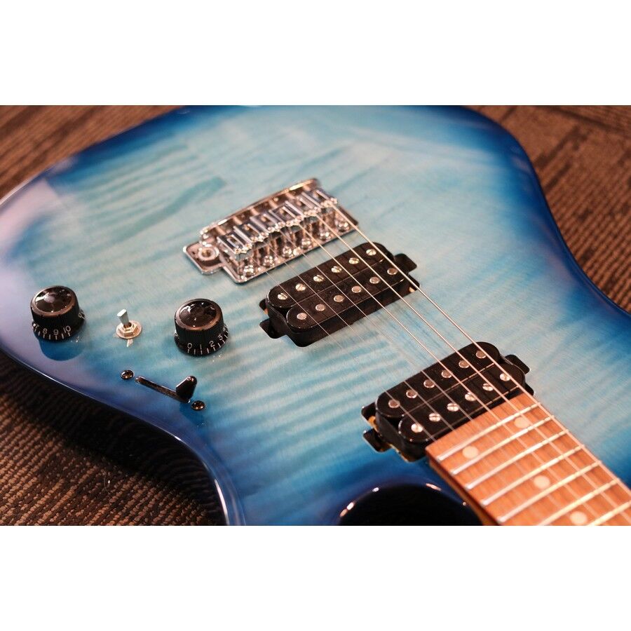 Ibanez AZ24S1F TXB Standard - Transparent Turquoise Burst - 2025 - Image 12